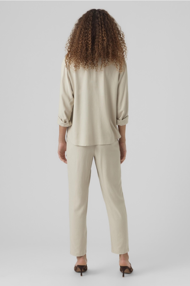VMJESMILO ANKLE PANTS WVN GA NOOS 10279691 Silver Lining